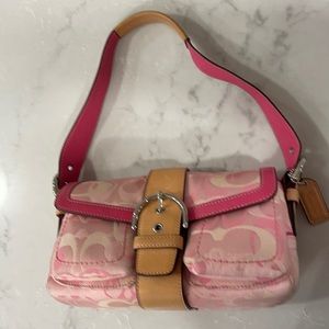 Coach pink small purse